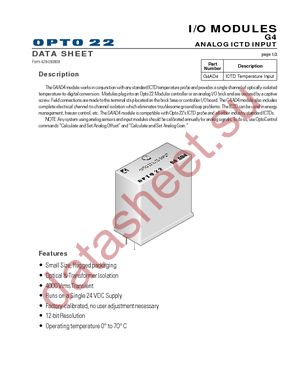 G4AD4 datasheet  